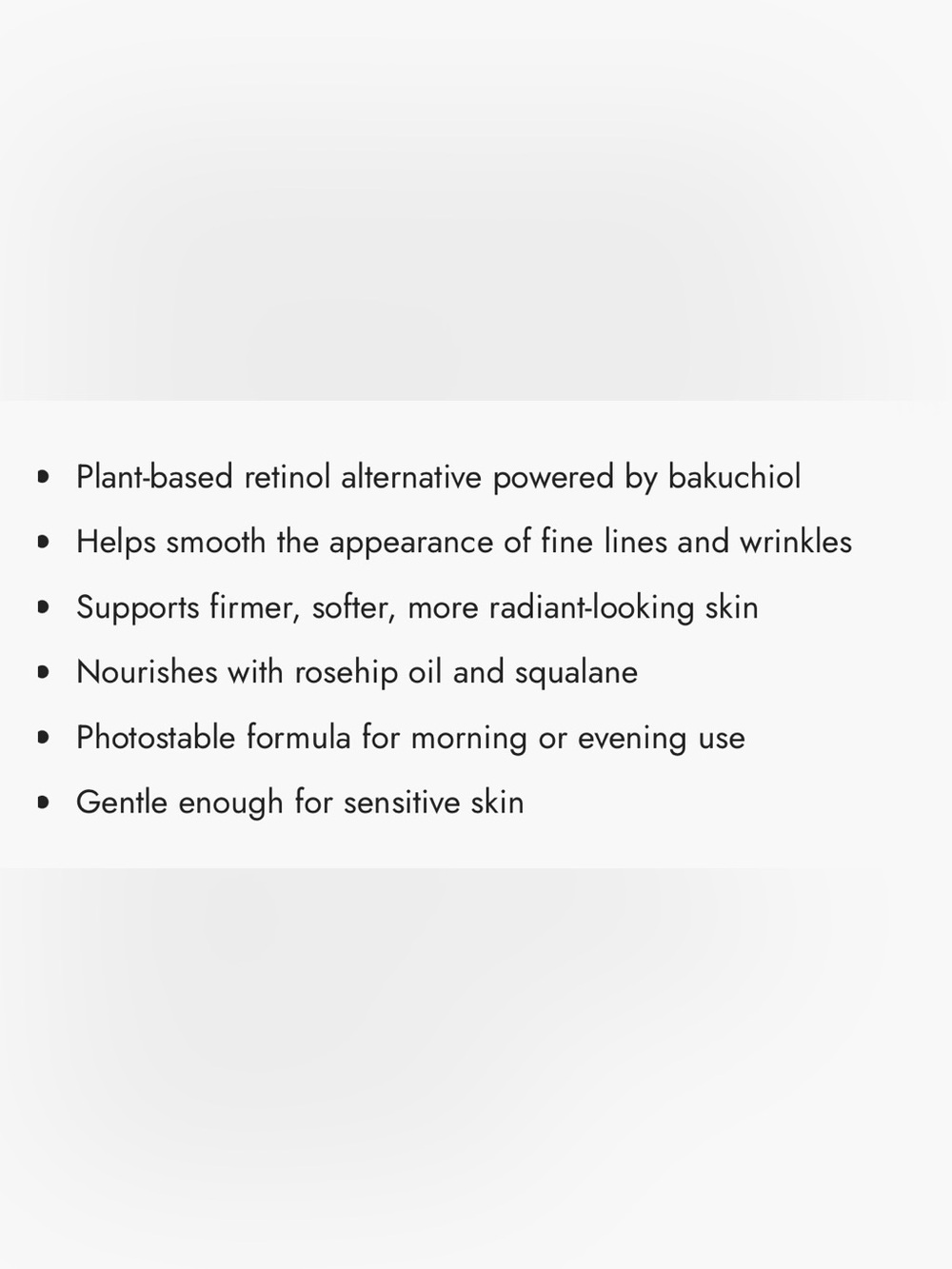 Futurize Retinol Alternative Boosting Serum . Just 3 ingredients. 1.01 Fl. Oz. - Picture 12 of 13